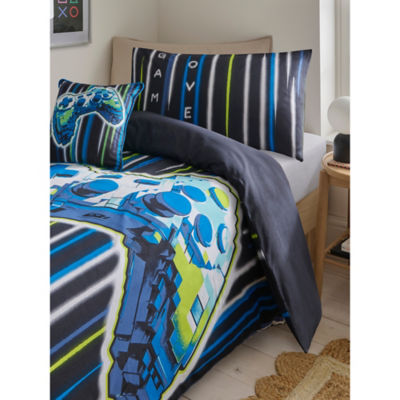 George Home Gaming Reversible Single Duvet Set