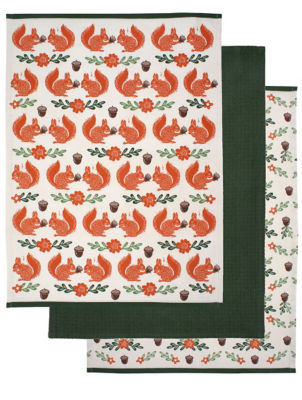 George Home Squirrel Tea Towels