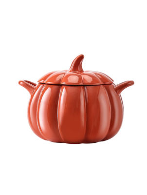 George Home Orange-Shaped Pumpkin Serving Bowl