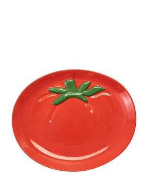 ASDA Red Tomato Shaped Plate
