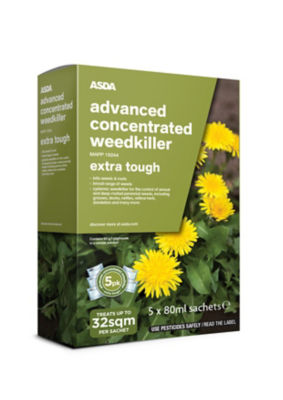 ASDA WEEDKILLER ADVANCED 5 PACKETS