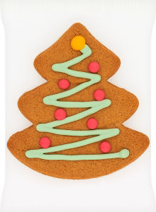 Christmas Tree Gingerbread Biscuit