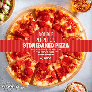 ASDA Double Pepperoni Stonebaked Pizza by  309g