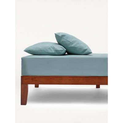 George Home Light Green Fitted Sheet - Double