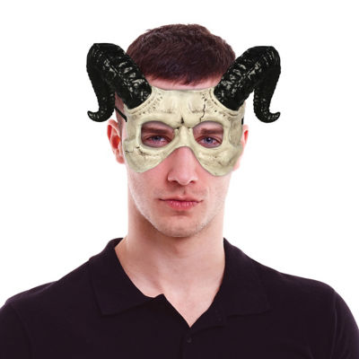 ASDA Ram Halloween Half Mask