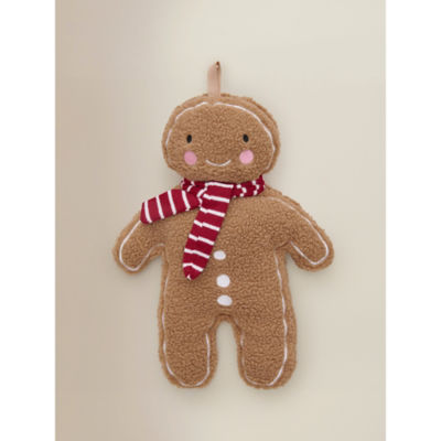 ASDA Brown Gingerbread Man Hot Water Bottle 1L