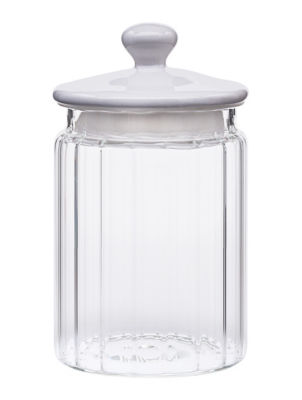 ASDA Ribbed Ceramic Lid Canister