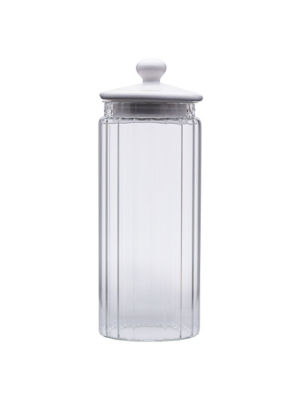 ASDA Ribbed Ceramic Lid Canister