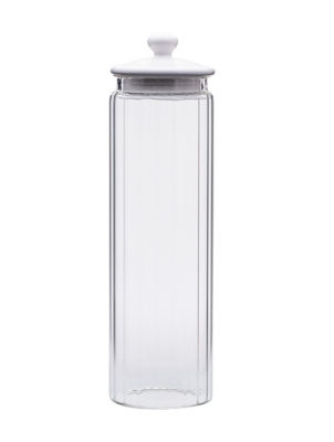 ASDA Ribbed Ceramic Lid Canister