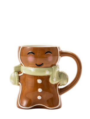 ASDA Gingerbread Man Shaped Mug