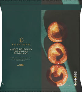 ASDA 6 Beef Dripping Yorkshire Puddings 288g