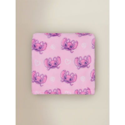 George Home Disney Stitch Angel Fleece Blanket - 120 x 150cm