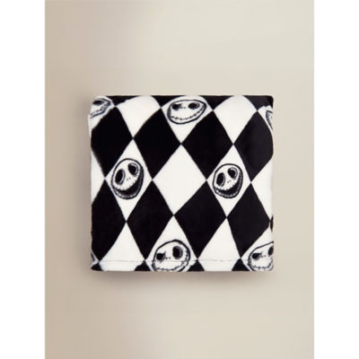 ASDA Nightmare Before Christmas Black Fleece  - 120 x 150cm