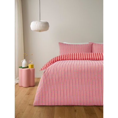 George Home Semi Circle & Stripes Easycare Duvet Set Double