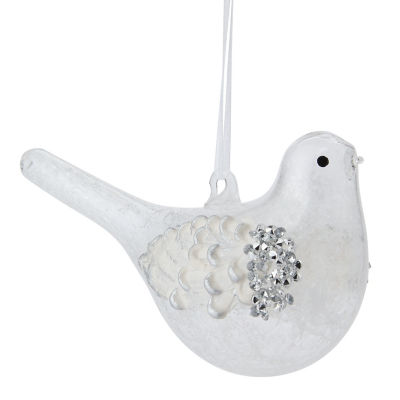 ASDA GH GLASS BIRD BAUBLE