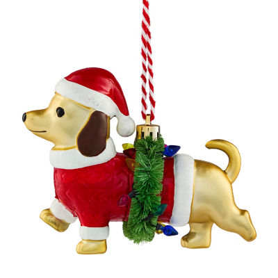 ASDA GH DOG WREATH BAUBLE