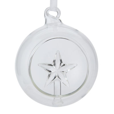 ASDA GH GLASS STAR BAUBLE