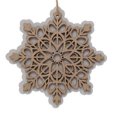 ASDA GH SNOWFLAKE BAUBLE
