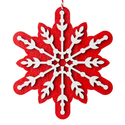 ASDA GH SNOWFLAKE BAUBLE