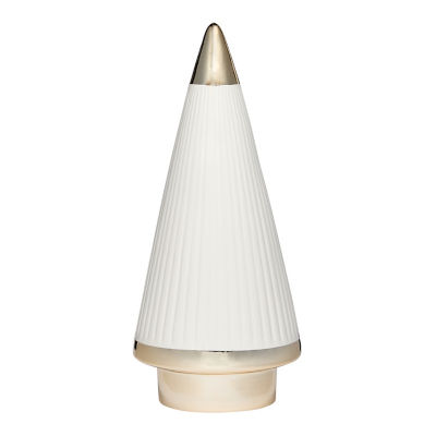 ASDA White Ceramic Gold Tip Tree Décor