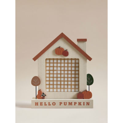 George Home Orange Hello Pumpkin Sign