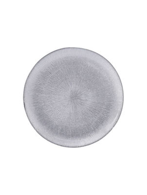 ASDA Silver Glass Dinner Plate