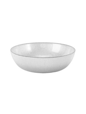 ASDA Silver Glass Serving Bowl