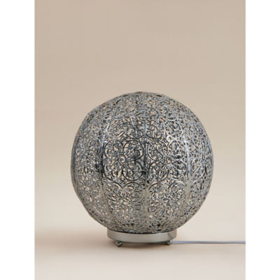 ASDA Silver Moroccan Table Lamp