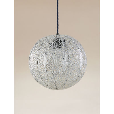 ASDA Silver Moroccan Ceiling Shade