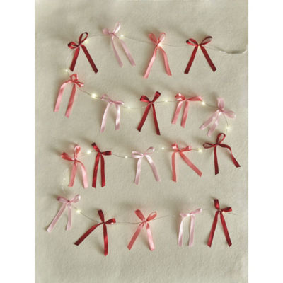 George Home Pink Bow String Lights