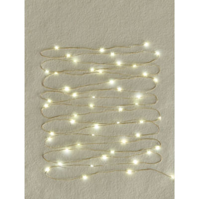 ASDA Gold-Tone Rice String Lights 50 Piece