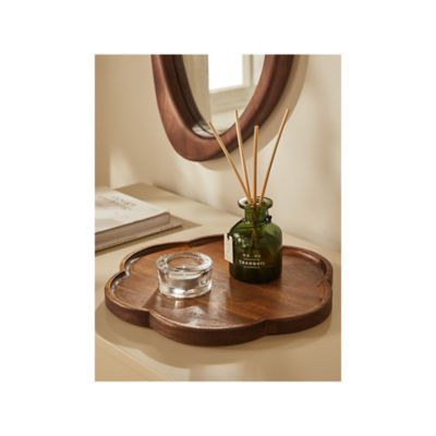 George Home Brown Flower Tray