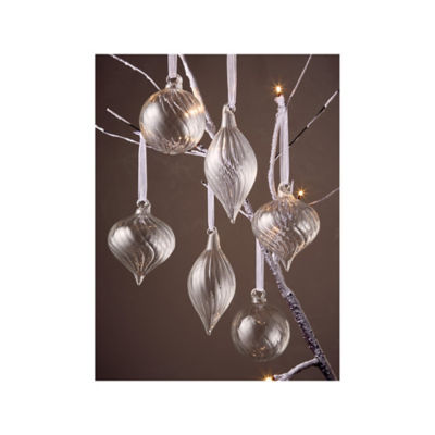 ASDA GH GLASS BAUBLES