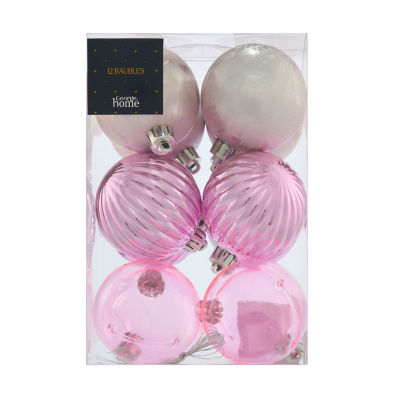 ASDA GH PINK BAUBLES