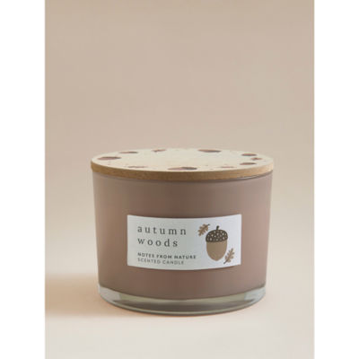 ASDA Acorn Wooden Lid Candle
