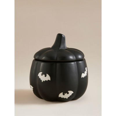 George Home Black Pumpkin Bat Amethyst Magic Candle