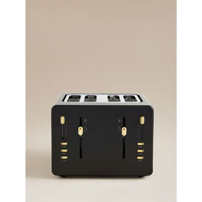 ASDA Matt Black 4-Slice Toaster