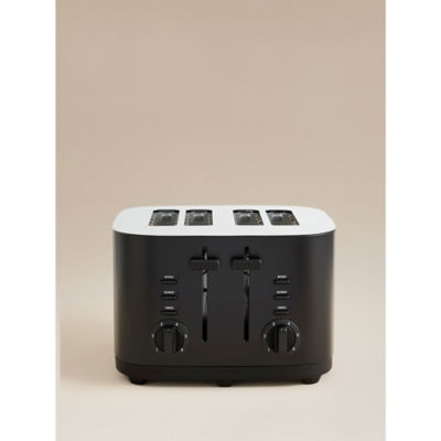 ASDA Matt Black 4-Slice Toaster