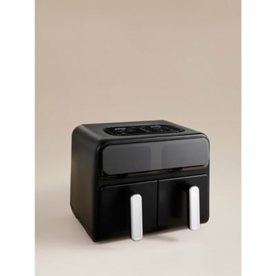 ASDA Black Dual Drawer Digital Air Fryer 8L