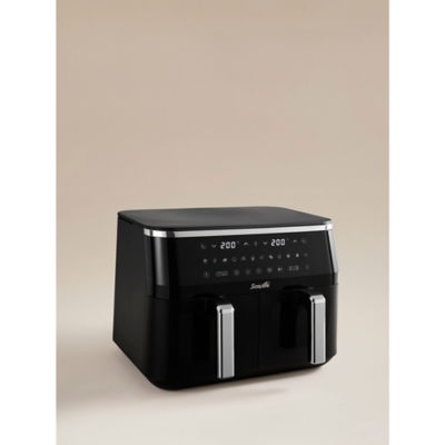 ASDA Scoville Dual Basket Air Fryer with Window 9L