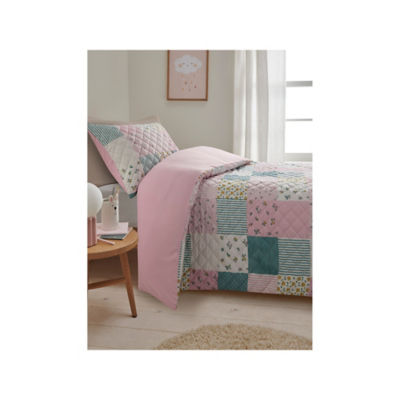 ASDA Floral Patchwork Pinsonic Duvet Set