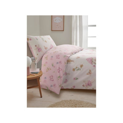 ASDA Fairy Woodland Floral Reversible Duvet Set