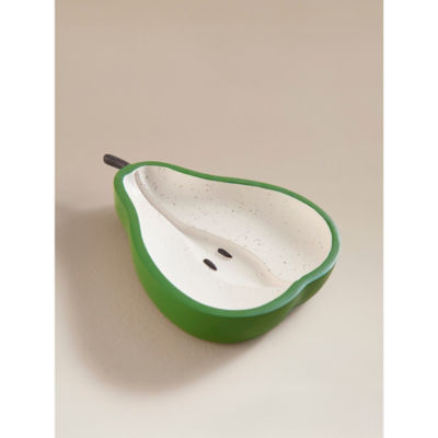 George Home Green & White Pear Trinket Dish