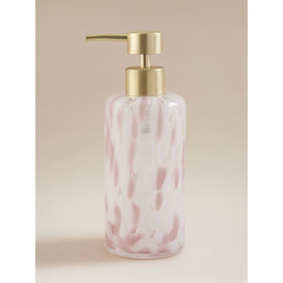 George Home French Fancy Confetti Glass Soap Dispenser