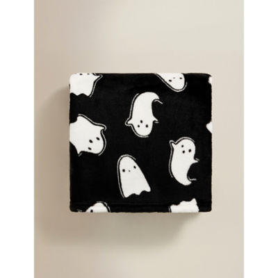 George Home Halloween Ghost Supersoft Throw - 150 x 120cm