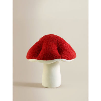 George Home Red Toadstool Shaped Cushion