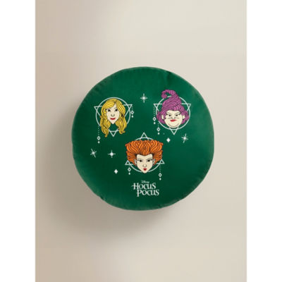 George Home Disney Hocus Pocus Green Halloween Circular Cushion