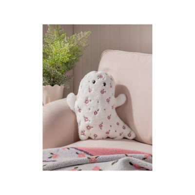 ASDA Stacey Solomon White Floral Ghost-Shaped Cushion
