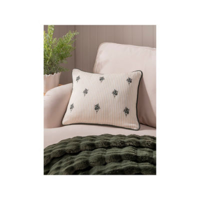 ASDA Stacey Solomon Natural Pretty Posy Cushion