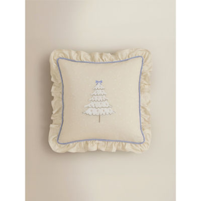 ASDA Stacey Solomon Natural Frill Tree Cushion